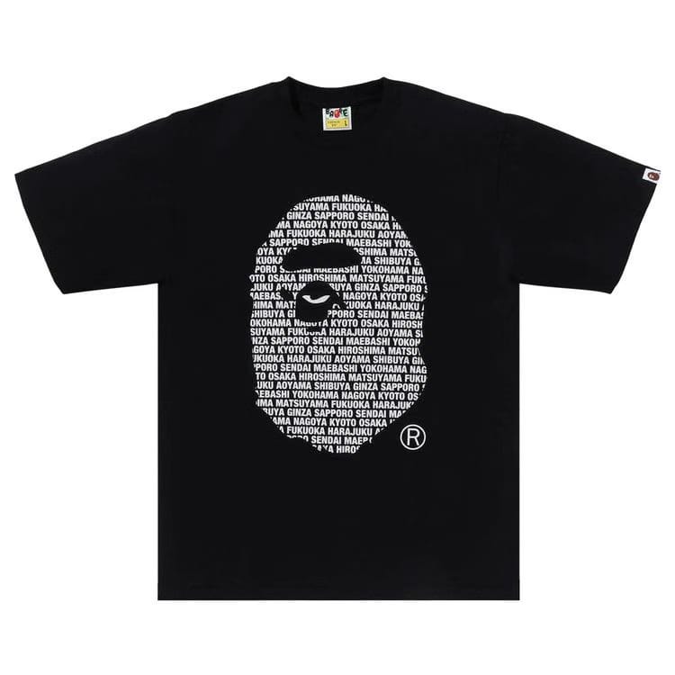 BAPE Japan Ape Head T-Shirt Black