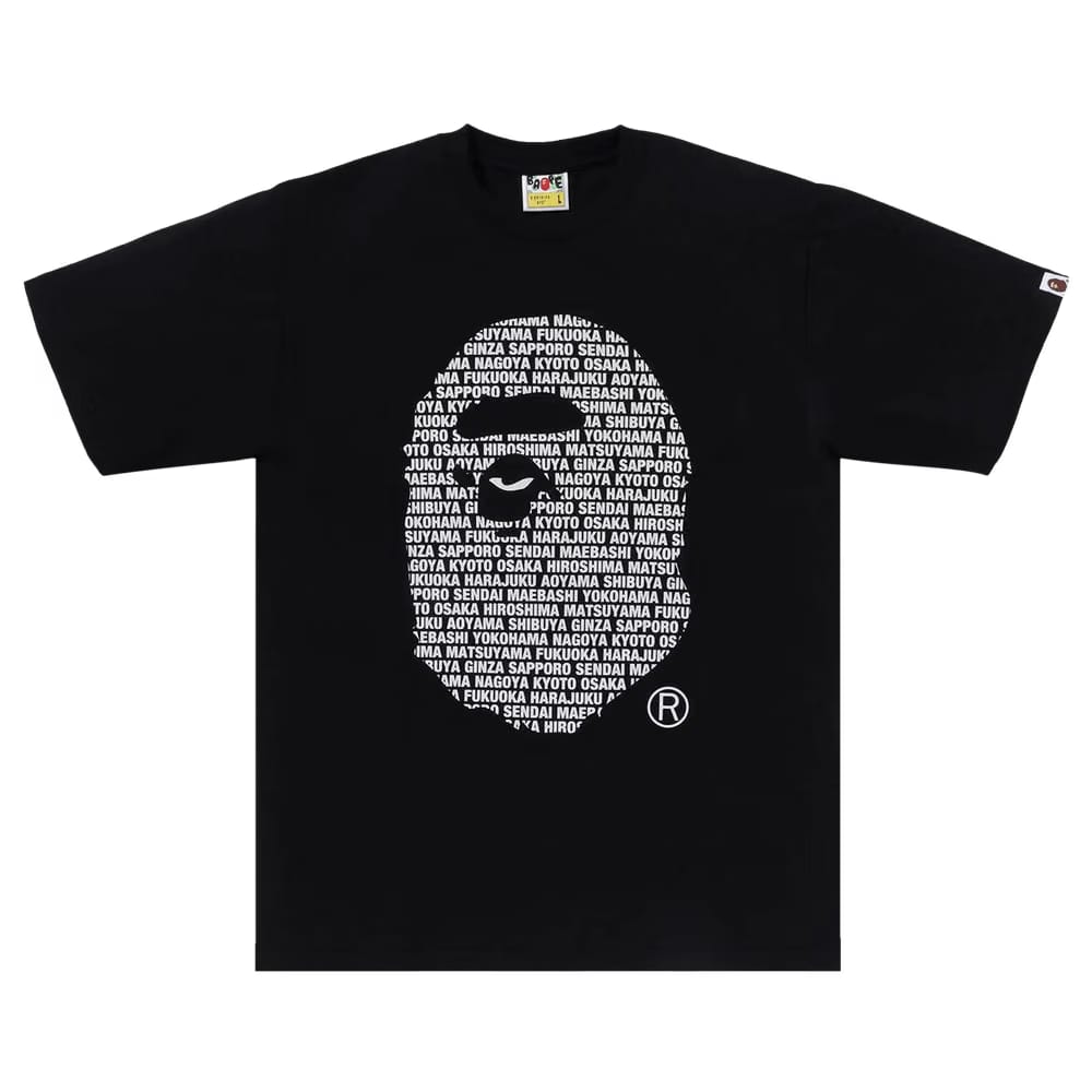 BAPE Japan Ape Head T-Shirt Black