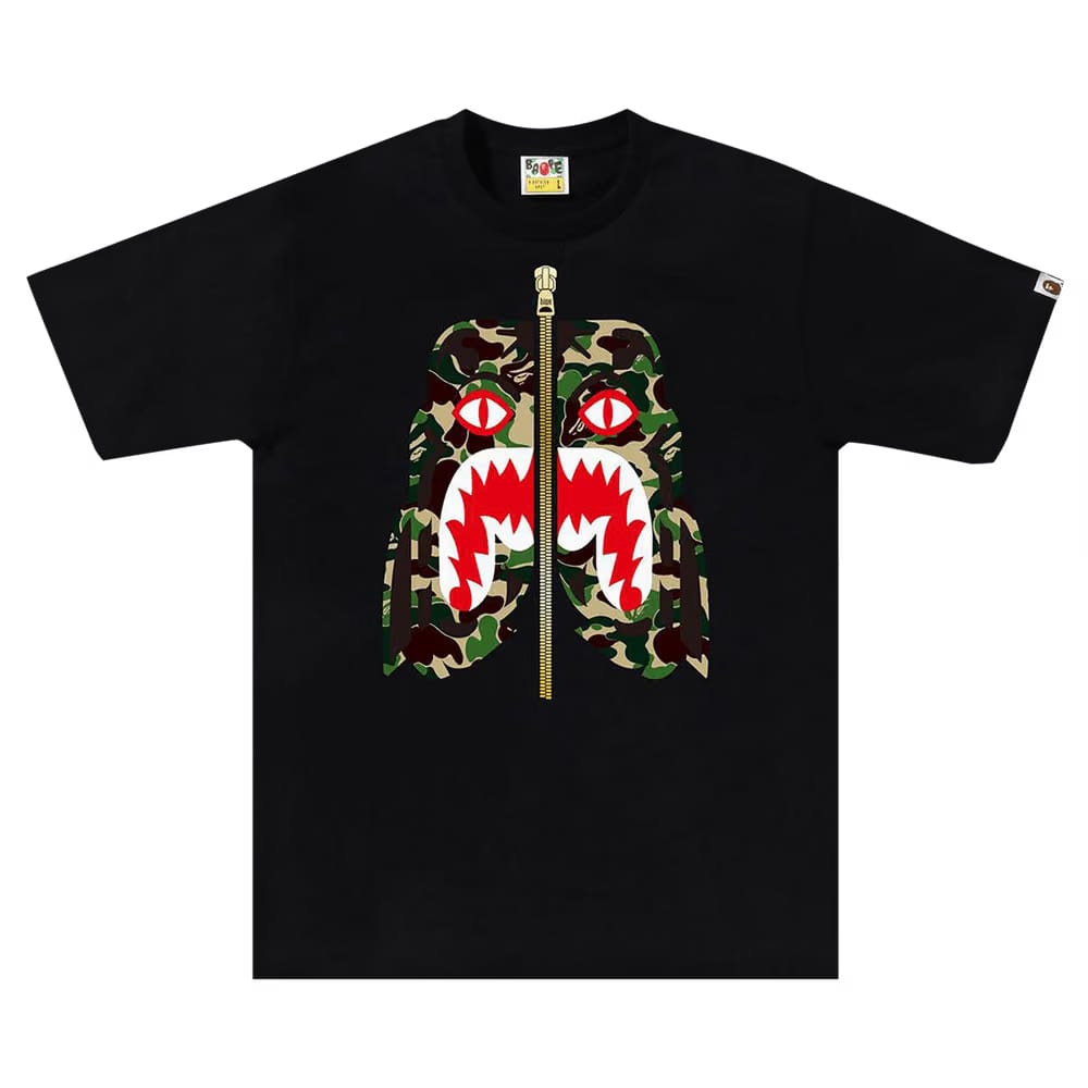 BAPE ABC Camo Tiger T-Shirt Black