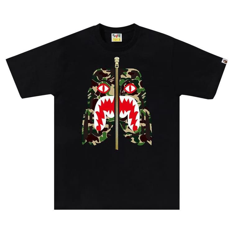 BAPE ABC Camo Tiger T-Shirt Black