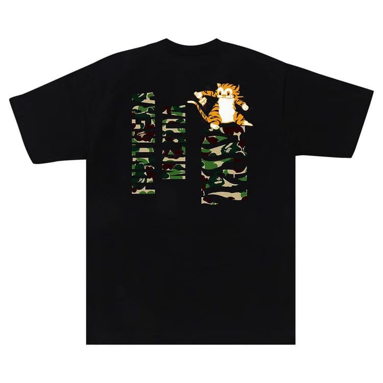 BAPE ABC Camo Tiger T-Shirt Black