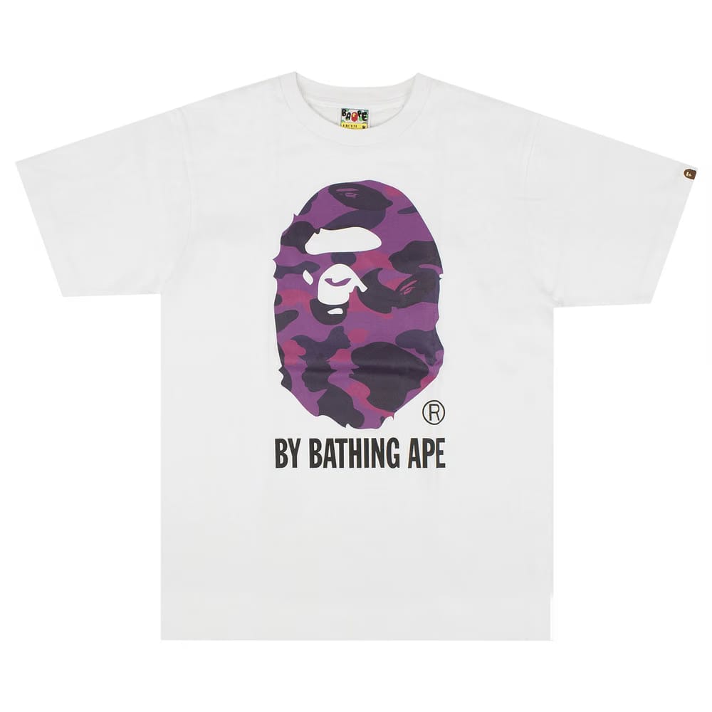 Bape Color Camo T-Shirt White/Violet
