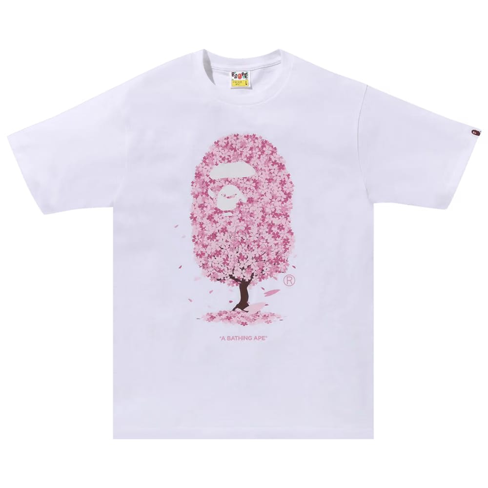 BAPE Sakura T-Shirt White