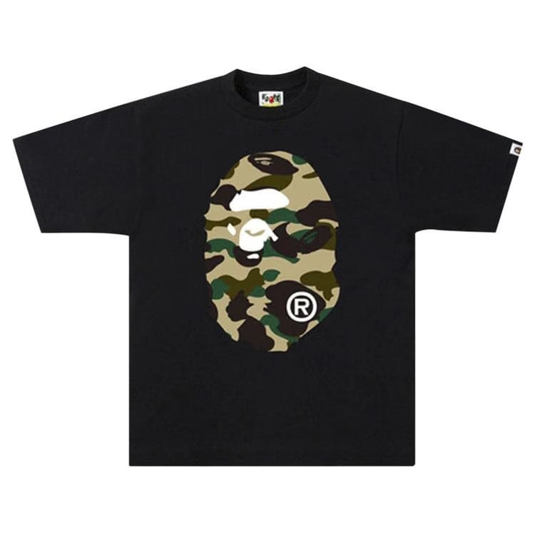 BAPE 1st Camo Big Ape Head T-Shirt Yellow / Black