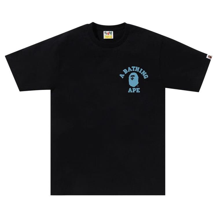 BAPE Honeycomb Camo College ATS T-Shirt Black/Blue