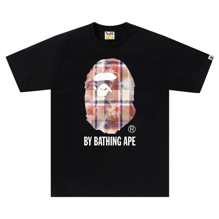 BAPE Bleach Check By Bathing Ape T-Shirt Black