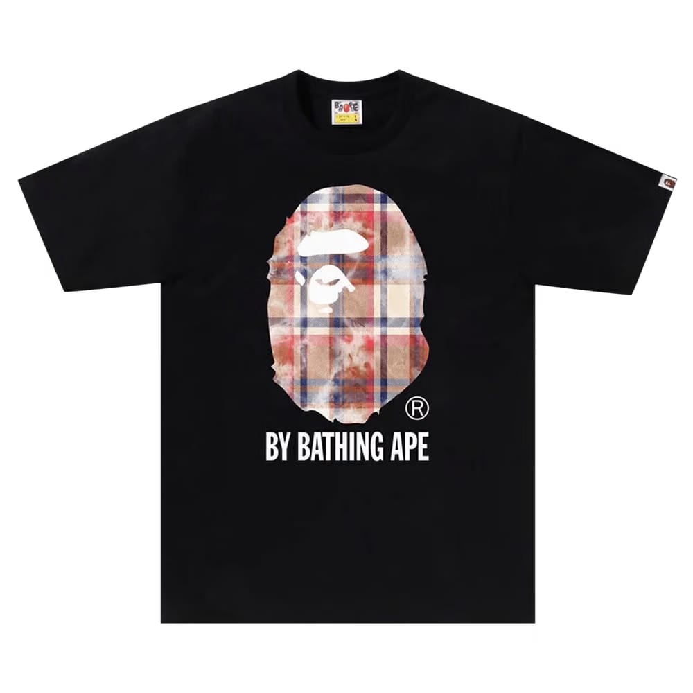 BAPE Bleach Check By Bathing Ape T-Shirt Black