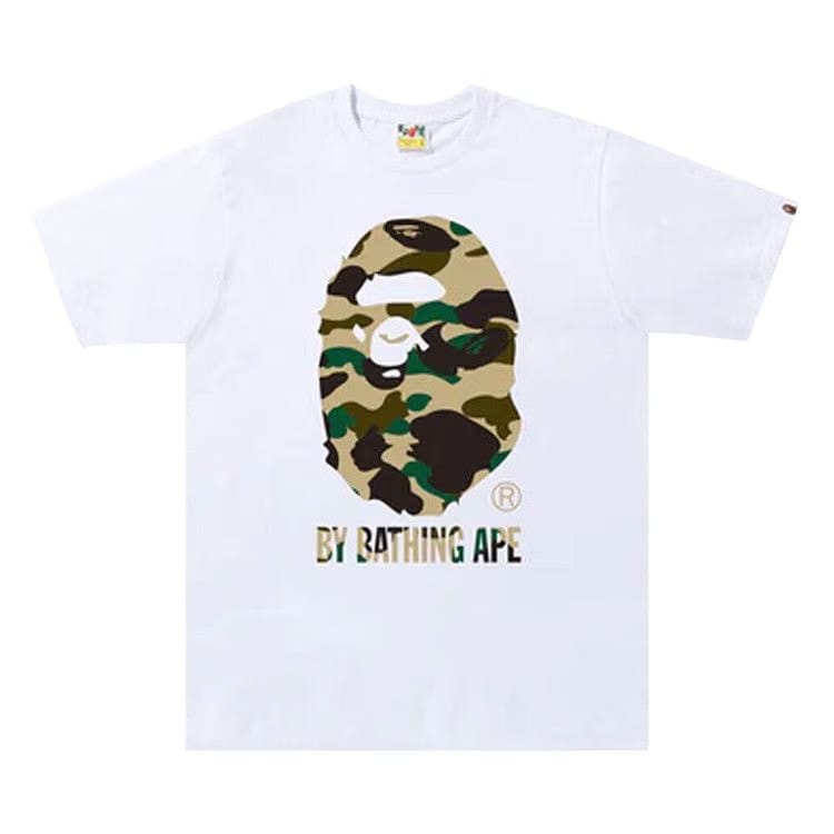 BAPE 1st Camo By Bathing Ape T-Shirt White/Yellow
