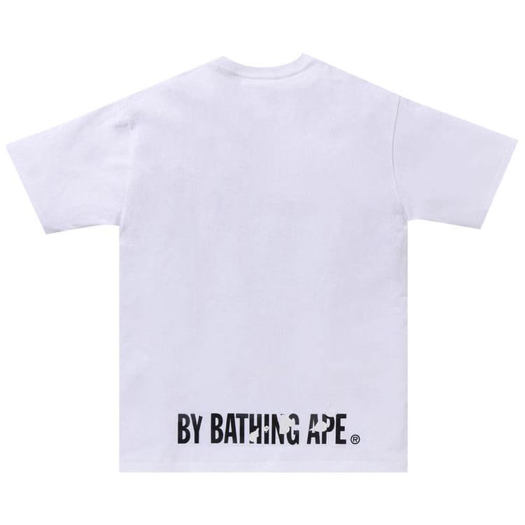 BAPE City Camo Ape Face Sta T-Shirt White