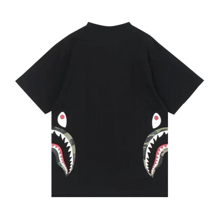 BAPE 1st Camo Side Shark T-Shirt Black/Green