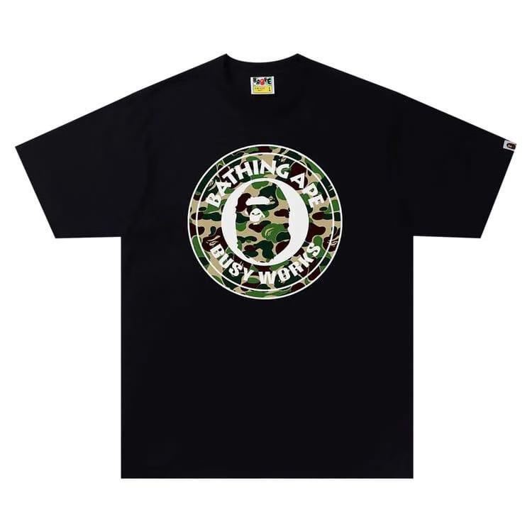BAPE ABC Camo Busy Works T-Shirt Black/Green