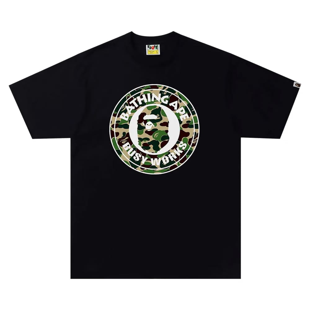 BAPE ABC Camo Busy Works T-Shirt Black/Green