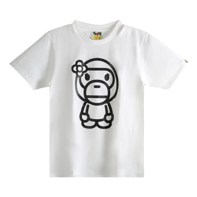 BAPE Crystal Stone Big Baby Lisa T-Shirt White
