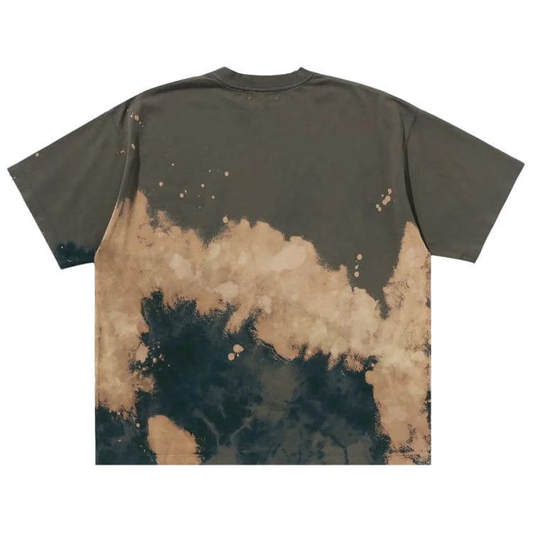 BAPE Tie Dye College Relaxed Fit T-Shirt Beige