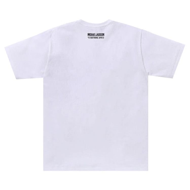 BAPE x Michael Jackson Album Jacket Ape Head T-Shirt White