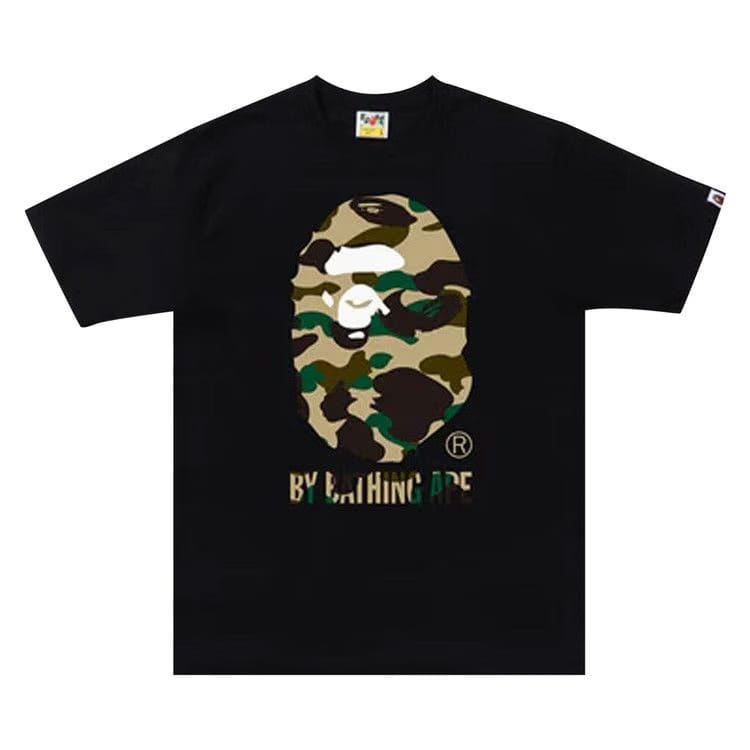 BAPE 1st Camo By Bathing Ape T-Shirt Black/Yellow