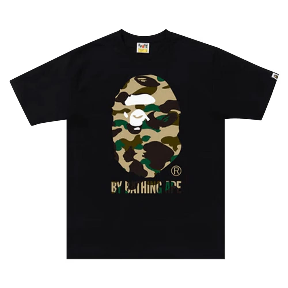 BAPE 1st Camo By Bathing Ape T-Shirt Black/Yellow