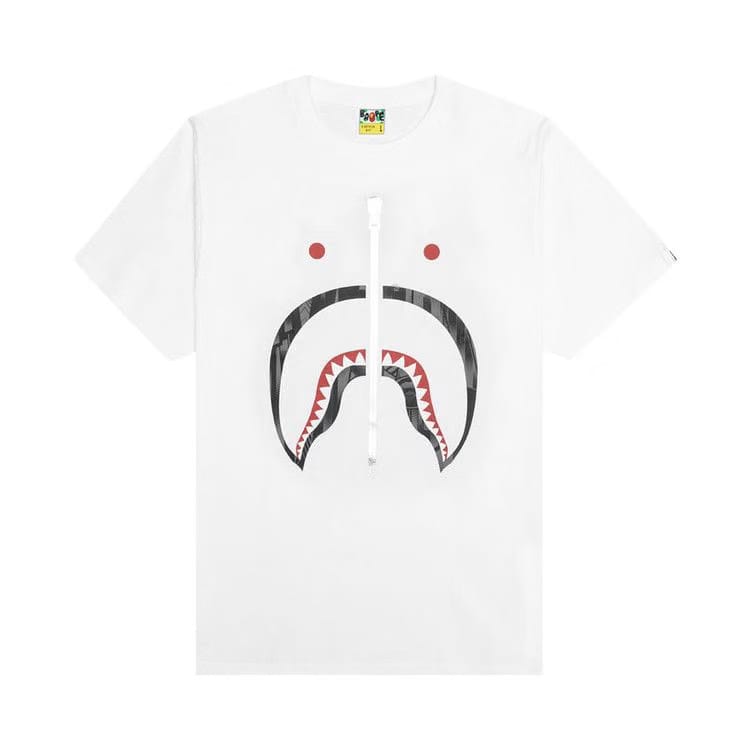 BAPE Speed Racer Shark T-Shirt White