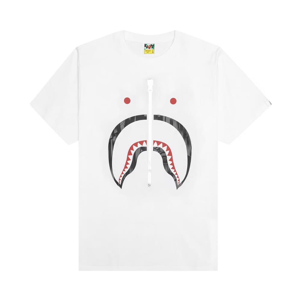 BAPE Speed Racer Shark T-Shirt White