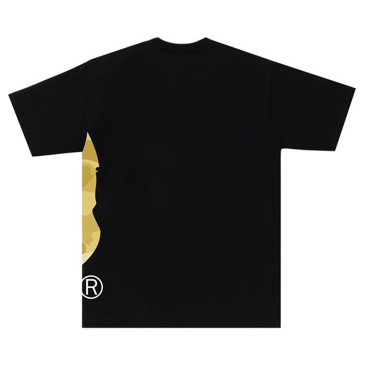 BAPE Color Camo Side Big Ape Head T-Shirt Black/Yellow