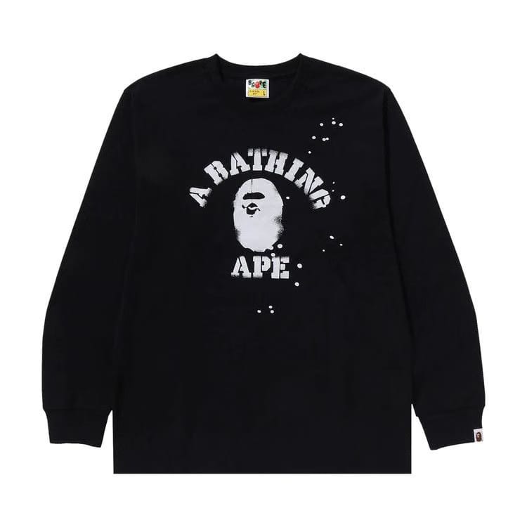 BAPE x Joshua Vibes College Long-Sleeve T-Shirt Black
