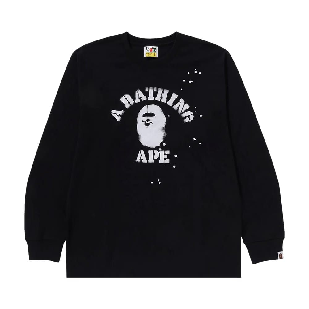 BAPE x Joshua Vibes College Long-Sleeve T-Shirt Black