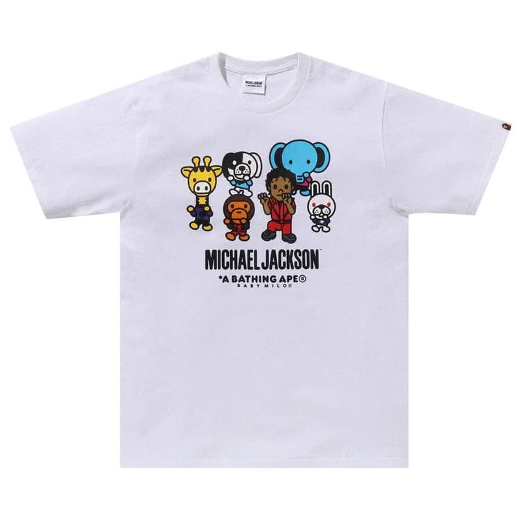 BAPE x Michael Jackson Baby Milo T-Shirt White