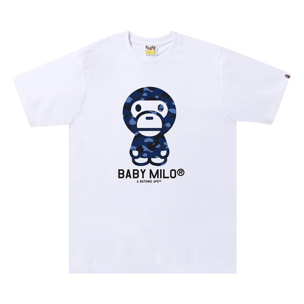 BAPE Color Camo Baby Milo T-Shirt White/Navy
