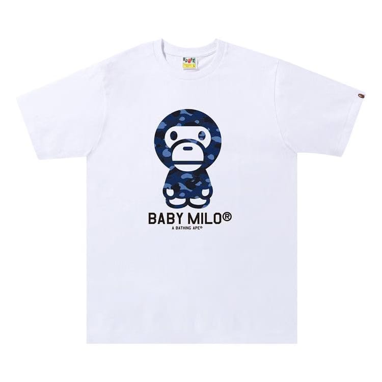 BAPE Color Camo Baby Milo T-Shirt White/Navy