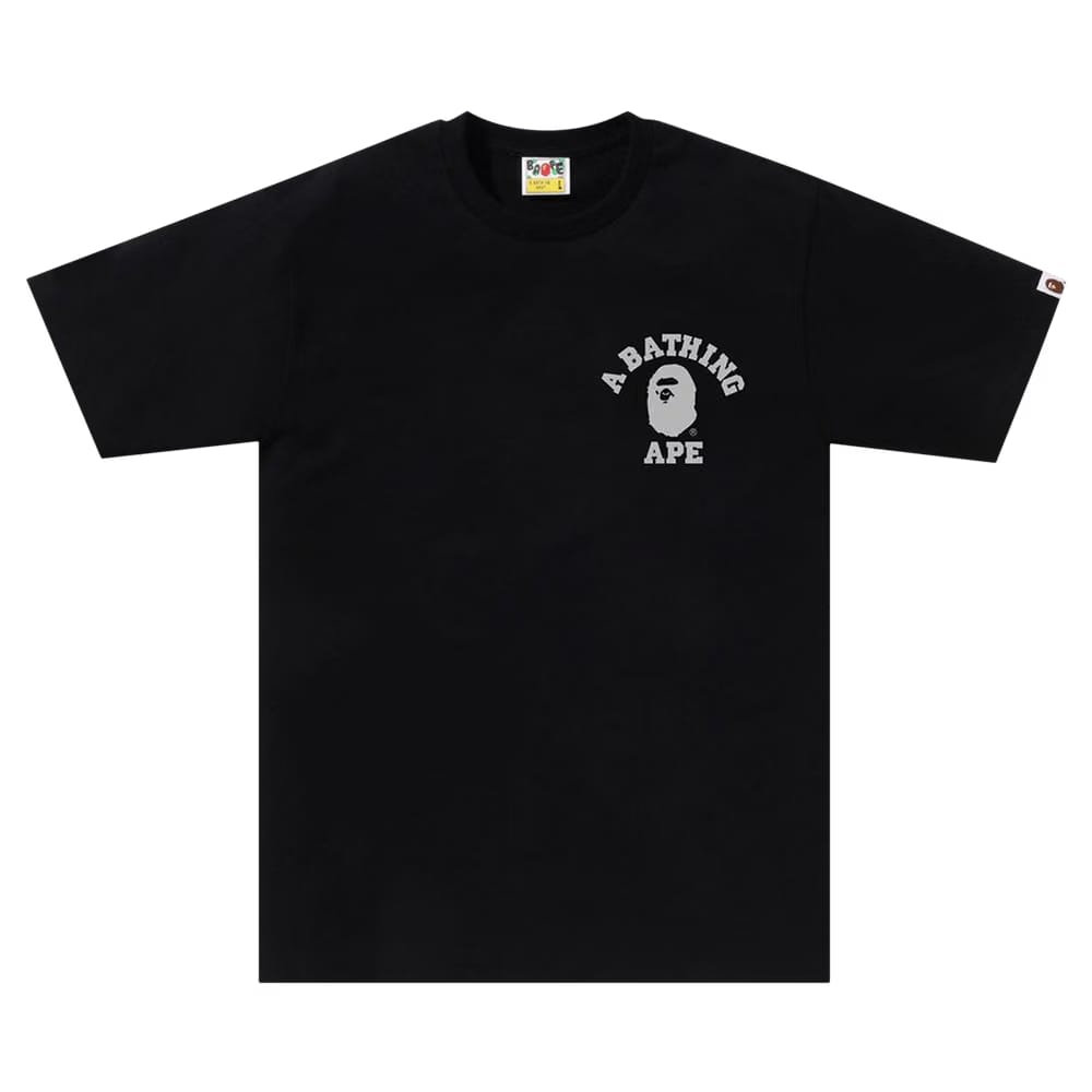 BAPE Honeycomb Camo College ATS T-Shirt Black/Grey