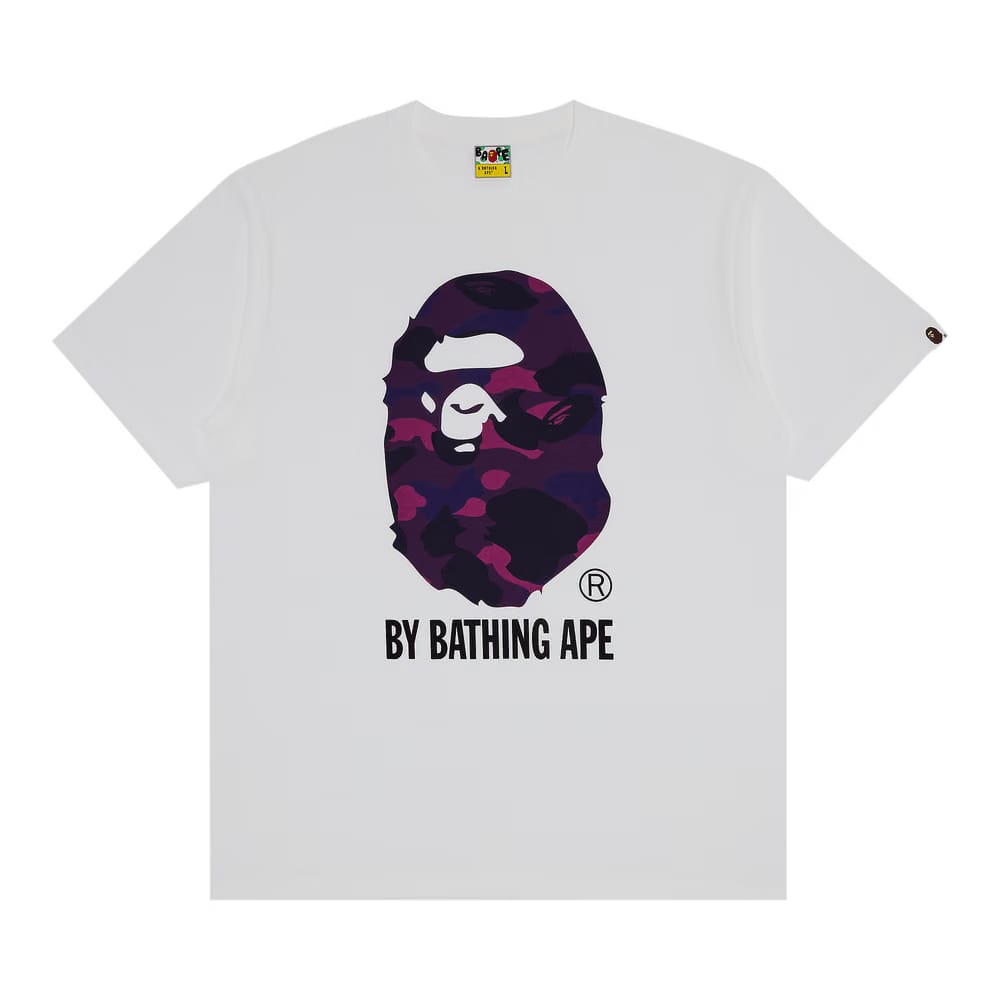 BAPE Color Camo By Bathing Ape T-Shirt White/Purple