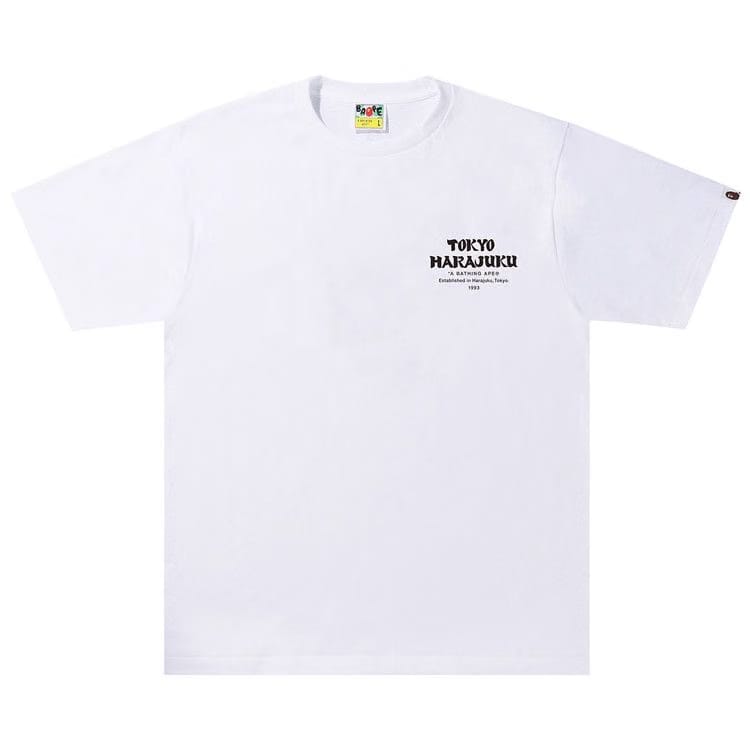 BAPE Japan Culture Kanji Ape Head T-Shirt White