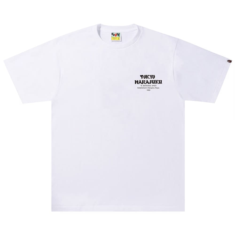 BAPE Japan Culture Kanji Ape Head T-Shirt White