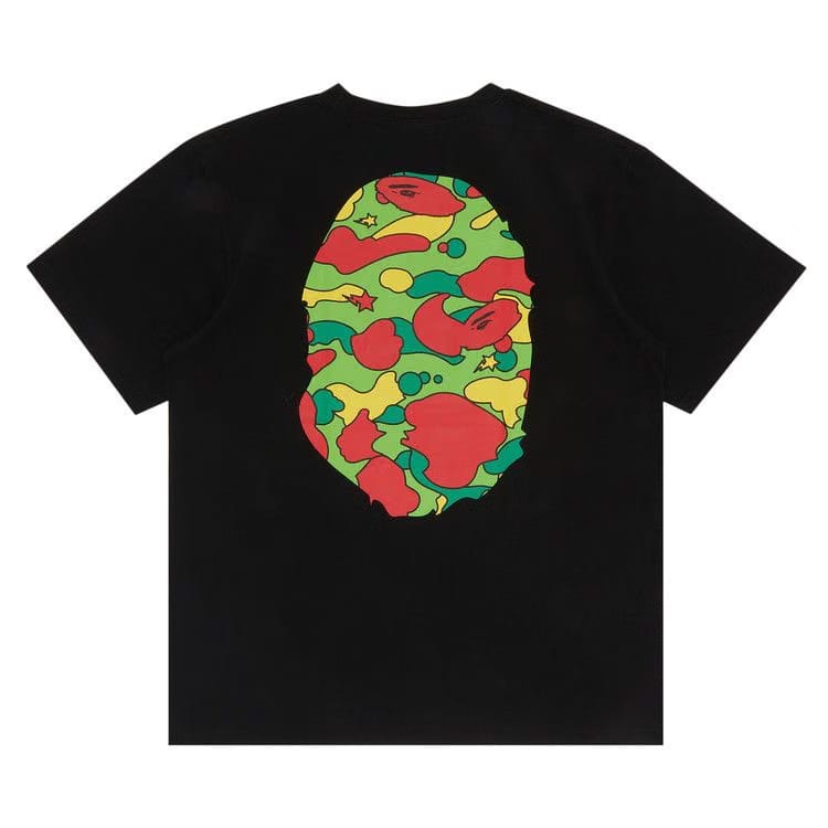 BAPE Sta Camo Big Ape Head T-Shirt Black/Multicolor