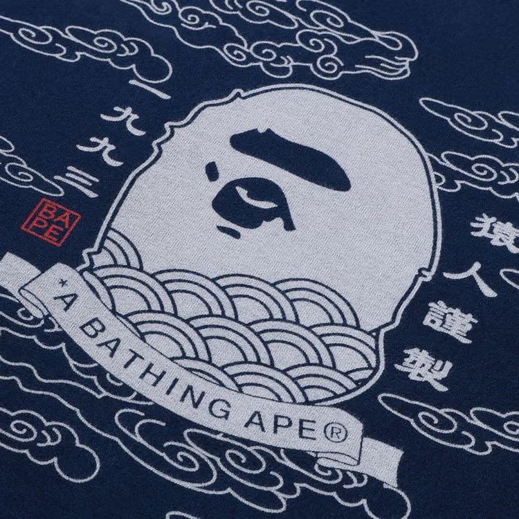 BAPE A Bathing Ape 31st Anniv. Ape Head T-Shirt Indigo