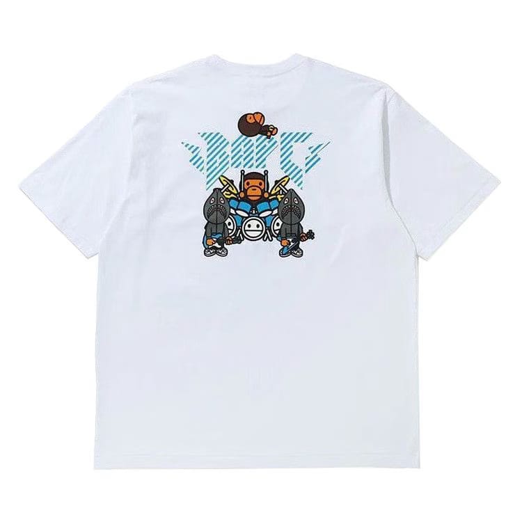 BAPE Baby Milo Rock Band RLX T-Shirt White
