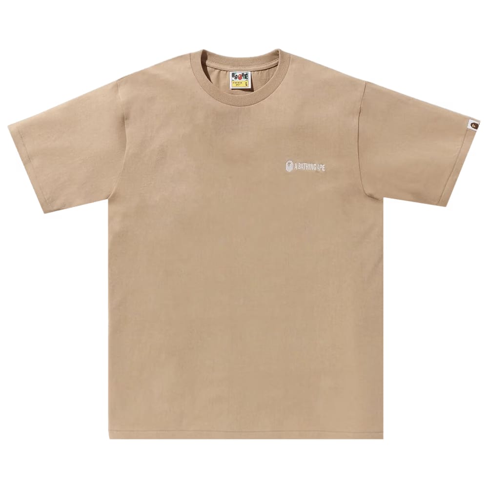 BAPE Small Logo T-Shirt Beige