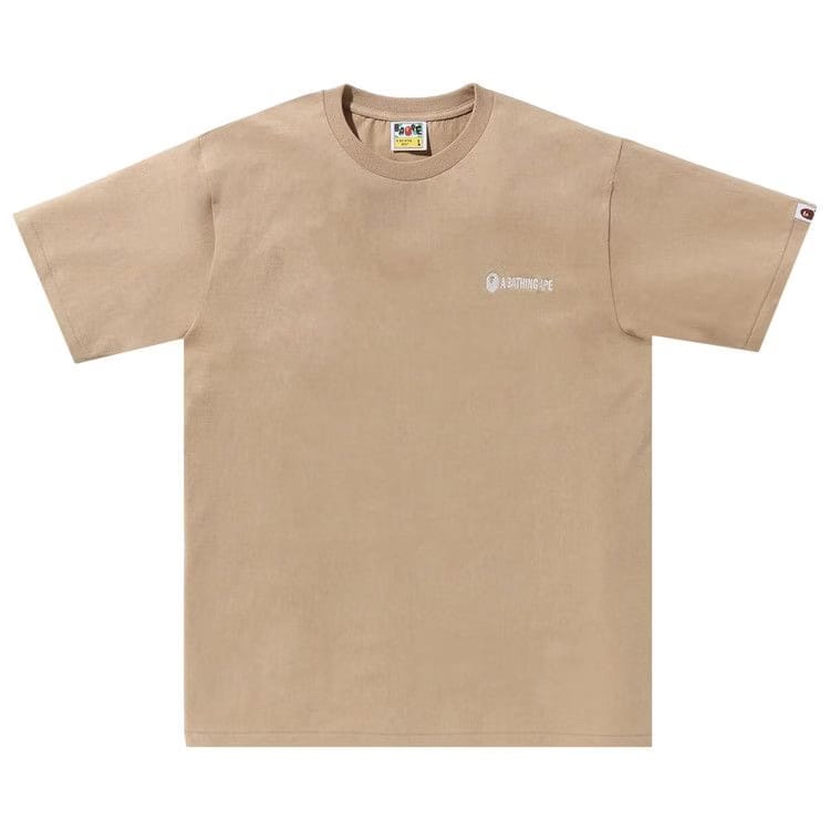 BAPE Small Logo T-Shirt Beige