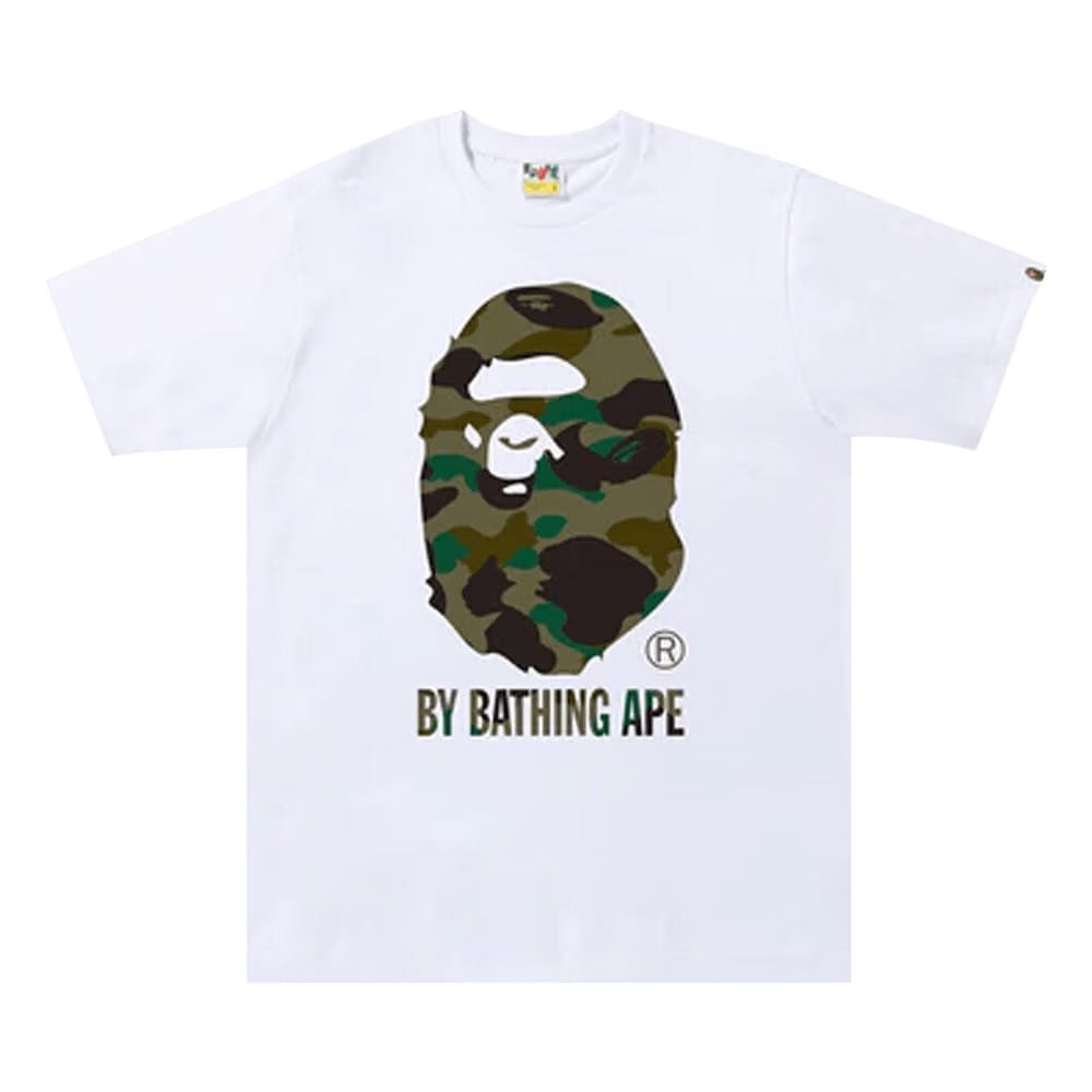 BAPE 1st Camo By Bathing Ape T-Shirt White/Green