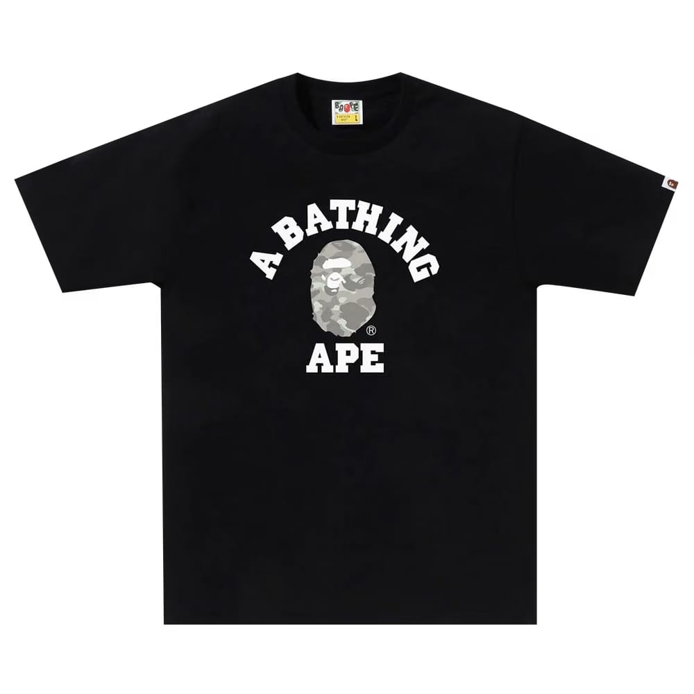 BAPE City Camo College T-Shirt Black/Grey