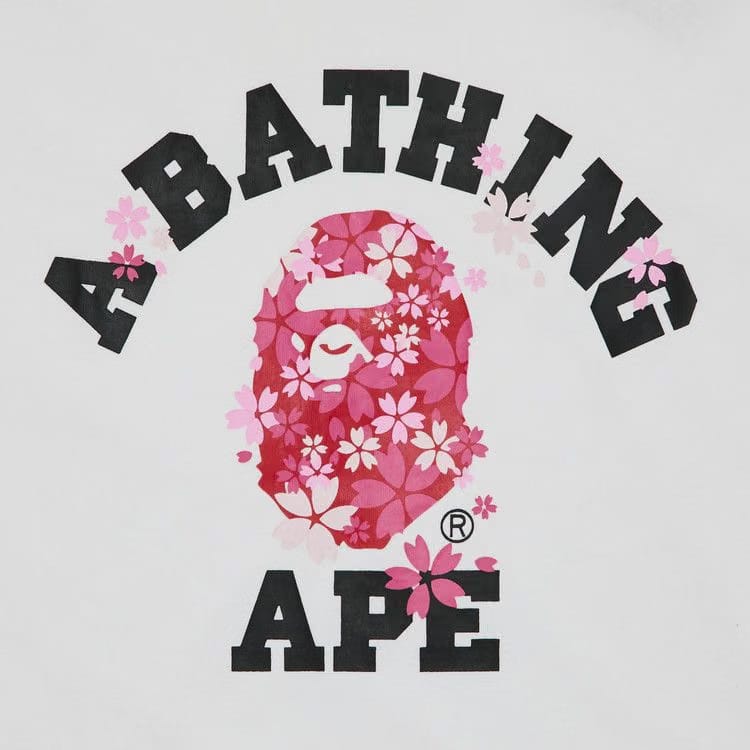 BAPE Sakura College T-Shirt White