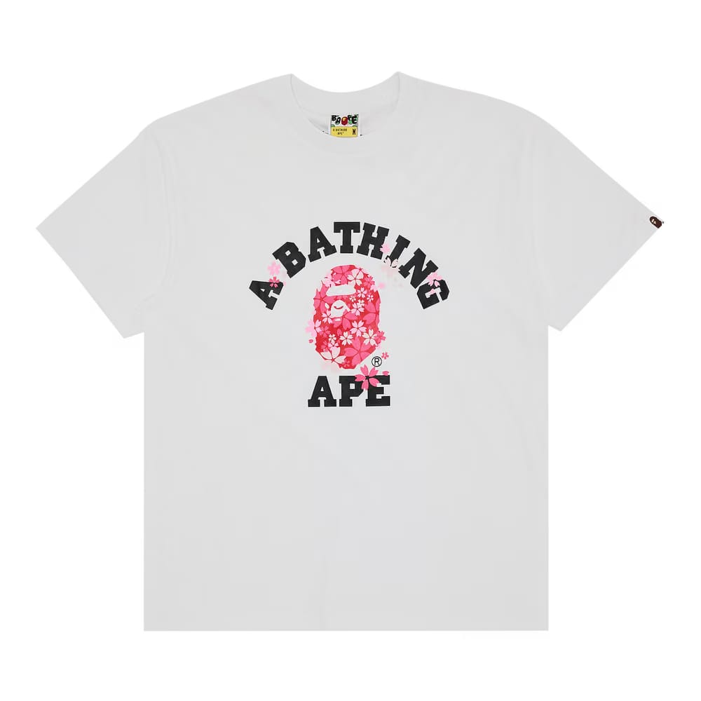 BAPE Sakura College T-Shirt White