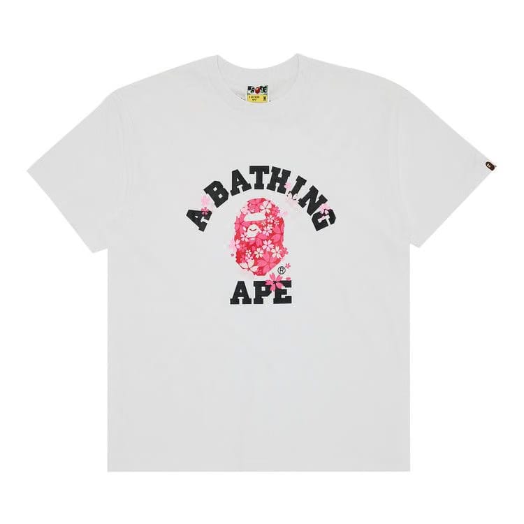 BAPE Sakura College T-Shirt White