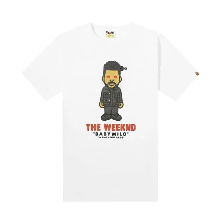 BAPE x XO The Weeknd Baby Milo T-Shirt White