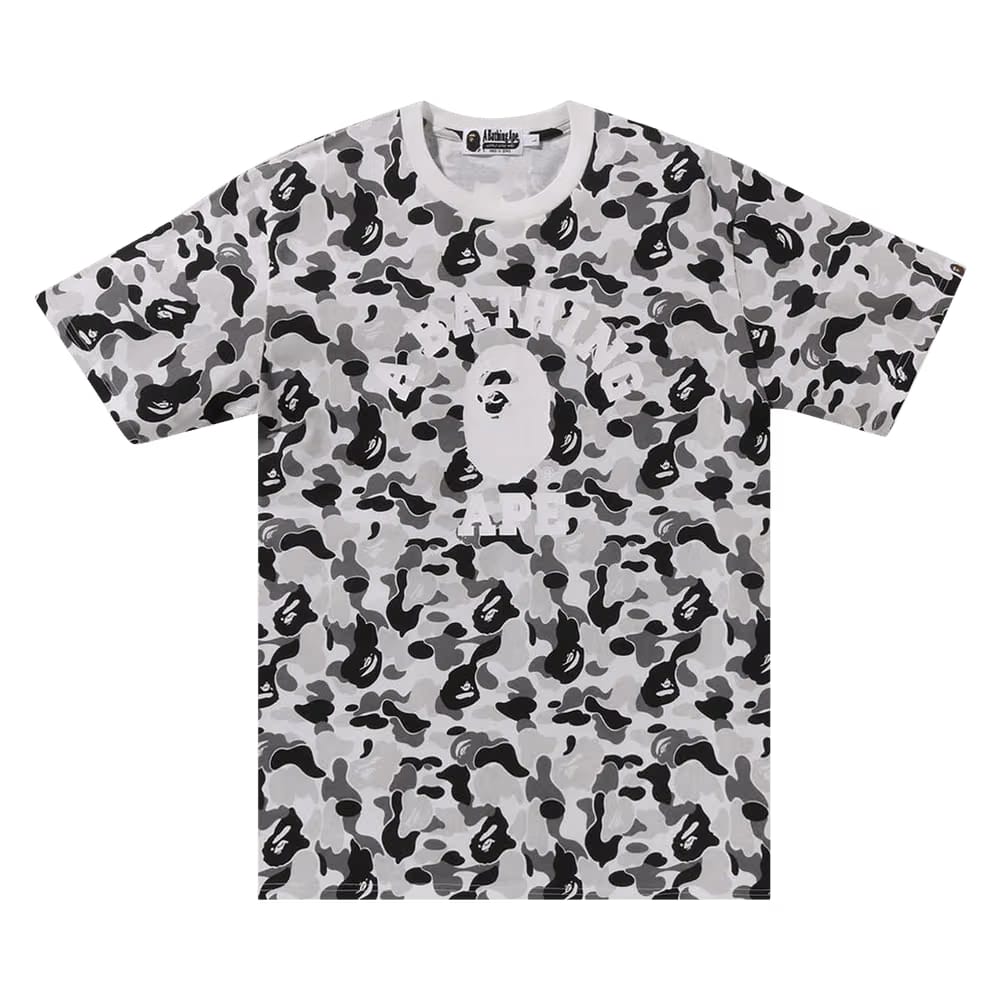 BAPE ABC Camo College T-Shirt Grey