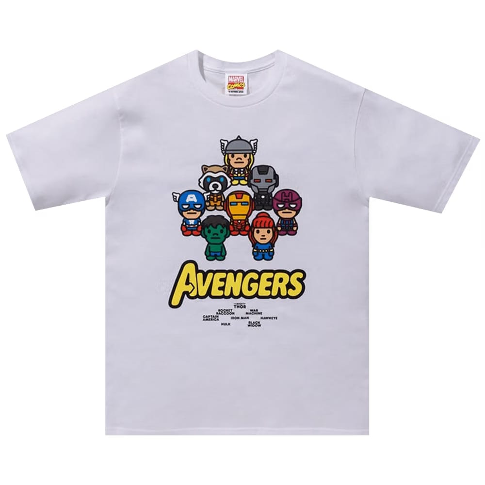 BAPE x Marvel Milo Avengers T-Shirt White