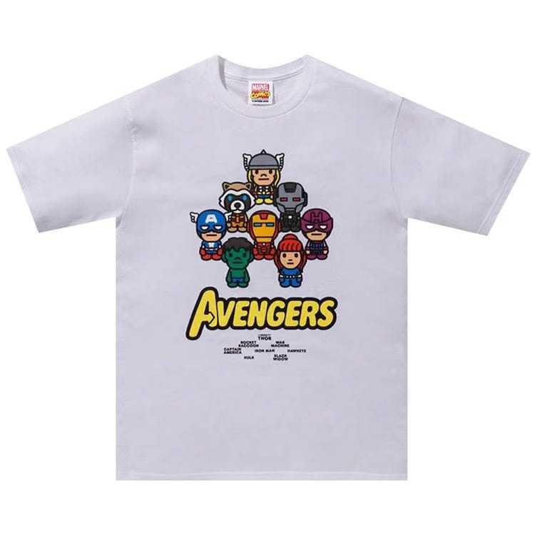 BAPE x Marvel Milo Avengers T-Shirt White