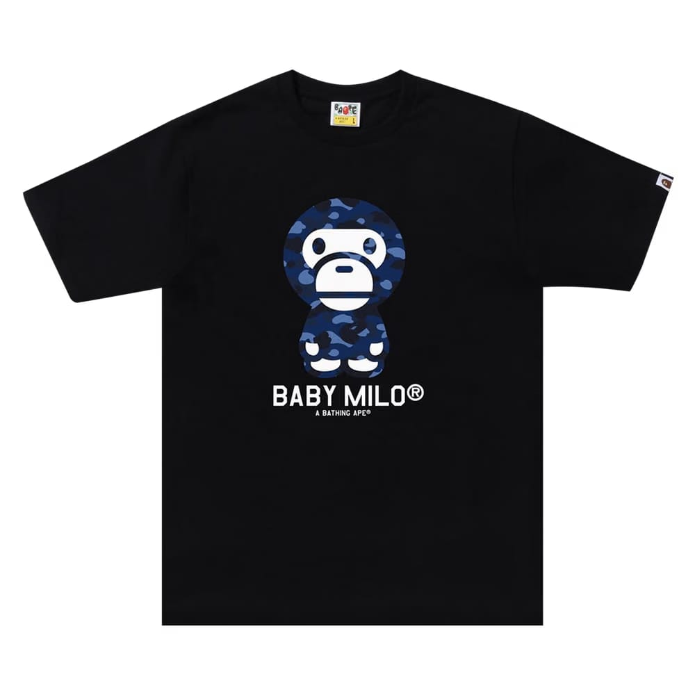BAPE Color Camo Baby Milo T-Shirt Black/Navy