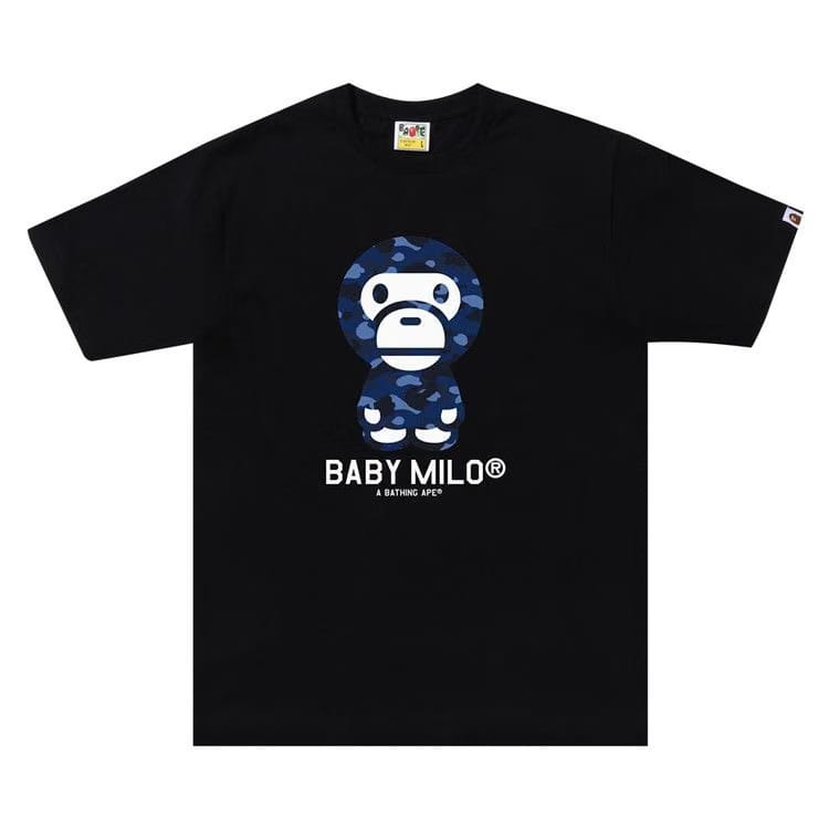 BAPE Color Camo Baby Milo T-Shirt Black/Navy