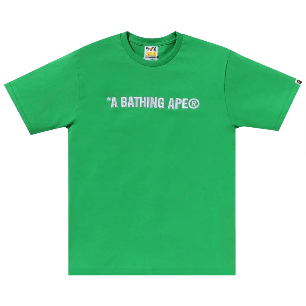 BAPE A Bathing Ape Logo T-Shirt Green